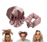Accessoires de coiffure - INF - Bigoudi - Boucles sans chaleur - Couleur rose - Élastique inclus