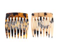 Accessoires de coiffure style chignon français vintage, peigne à cheveux mi-longs à 8 dents avec dents flexibles pour une tenue sûre, en acé