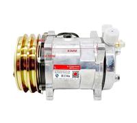 Accessoires De Compresseur AC, Compatibles for Sanden, 508 SD508 5h14, Tracteur, Pelle, Camion Robuste 12 V/24 V, Poulie À 2 Rainures En, Pièce Pompe Climatiseur(24V R134a)