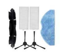 Accessoires de consommables de Chiffons de Filtre de Brosse latérale de Brosse Principale, Compatible avec l'aspirateur Tefal Rowenta X-PLORER Serie 75s RR8577WH(Color:Set)