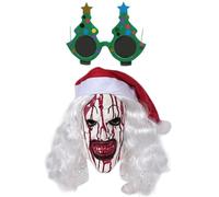 Accessoires de cosplay de Noël - Lunettes de fête, accessoires de coiffure festifs | Costume amusant pour photos de vacances, couleur vive créative avec lunettes pour réunions de famille