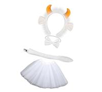 Accessoires de costume de bétail - Bandeau en fourrure - Décoration pour enfants et adultes - Pour cosplay, accessoires de déguisement de bétail