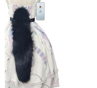 Accessoires de costume de queue de renard télécommandés avec conception facile à porter animaux chats loup renards fausses fourrures pour fête d ' Halloween déplacement réglable