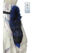 Accessoires de costume de queue de renard télécommandés avec conception facile à porter animaux chats loup renards fausses fourrures pour fête d ' Halloween déplacement réglable