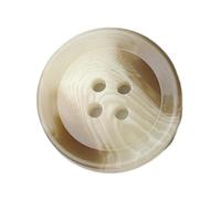 Accessoires de couture décoratifs de Trench-Coat de costume de bouton de manteau de résine, Couleur 2, 23mm 6pièces