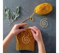 Accessoires De Crochet En - Marqueurs De Tricot Hélicoïdaux En Métal - Anneaux Solides Résistants À La Rouille - Outils Pour Artisanat, Et Création DIY Dē Vêtements