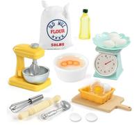 Accessoires de Cuisine de Noël Miniature Ensemble de Cuisson 1:12