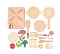 Accessoires de cuisine en bois pour enfants et compétences sociales améliorant les tout-petits