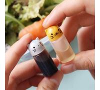 Accessoires De Cuisine Mini Assaisonnement Bouteille Bouteille De Sauce Petits Récipients De Sauce Cochon Éléphant Lapin Lion Chiche Sauce Soja Bouteille Bento Boîte