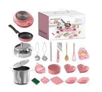 Accessoires de cuisine pour , 22 pièces d'ustensiles de cuisine pour jouer | Petits ustensiles de cuisine réalistes sûrs pour pour le développement des compétences motrices fines