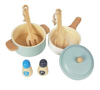 Accessoires de cuisine pour enfants, design réaliste, sûr et fiable, jouet de cuisine, set de casseroles pour jeux de rôle - Cadeau pour les enfants à partir de 3 ans