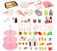 Accessoires de cuisine pour enfants | Jeu d'activités d'apprentissage préscolaire - Ensemble de cuisine éducatif pour enfants avec casseroles et poêles pour salle de classe, préscolaire, salle de jeux