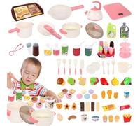 Accessoires de cuisine pour - Jeux sensoriels éducatifs à tige, ensemble de cuisine imaginatif pour tout-petits, casseroles et poêles, outils de cuisine pour garçons et filles, maison, école
