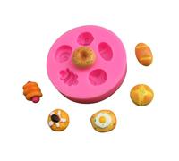 Accessoires de cuisson à la maison Moule en silicone Différentes formes Moules de fabrication de desserts Texture en silicone Convient pour la cuisson des desserts