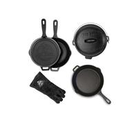 Kit 6 accessoires de cuisson en fonte pour le barbecue Pit Boss
