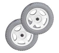 Accessoires de Déambulateur 12 1/2 X 2 1/4, Lot de 2 Solide Caoutchouc Roues Arrière pour Fauteuil Roulant électrique