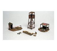 Accessoires De Décor De Guerre 1/72 : Bâtiments Champ De Bataille