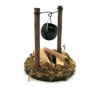 Accessoires de décoration de maisons de poupée réalistes - Scènes de campagne miniatures - Ornements de jardin miniatures pour femmes et hommes