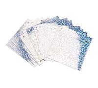 Accessoires de décoration de mariage à paillettes carrées en PVC (Laser Argent)
