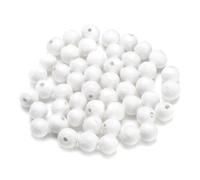 Accessoires de décoration - LEALOO - Lot de 50 Boules - Ouate de cellulose - Coton compressé - 2 5 cm