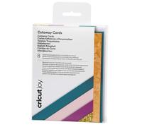 Accessoires de Découpe - Cricut - Cartes à Découper - 8 Cartes Bicolores - Enveloppes Blanches - Mixte