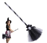 Accessoires de déguisement de sorcière | Accessoires de conte de fées d'Halloween - Chapeau balai pour jeu de rôle, cosplay, fête costumée, fête à thème, défilé
