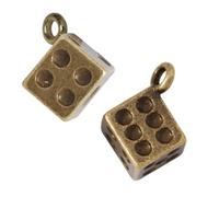 Accessoires De Dés Pour Bracelets Ornement de Boucle d'Oreille Vintage en