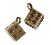 Accessoires De Dés Pour Bracelets Ornement de Boucle d'Oreille Vintage en
