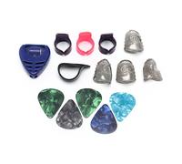 Accessoires de doigt de guitare Plectrum accessoires de guitare kit d'accessoires de guitare protecteurs du bout des doigts en Silicone