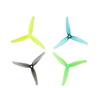 Accessoires de drones 6 paires for iflight nazgul f5 / 5140 5 pouces 3 lame / hélice tri-blade compatible Xing-E 2207 moteur for FPV Partie de drone de course remplaçable ( Color : 6pairs F5 blue )