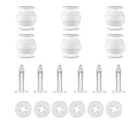Accessoires de drones For DJI Phantom 3 Amortisseur Balles d'amortissement 6pcs Gimbal Camera Mount Holder Anti Fall Off Anti Drop Pins Amortisseur en caoutchouc Balles d'amortissement for DJI Phantom
