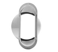 Accessoires de fenêtre de climatisation Connecteur de tuyau d'échappement pour climatiseur mobile Buse plate 15 cm