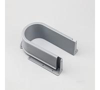 Accessoires de Fente de tiroir en Forme de U en Plastique sous l'évier pour raccords de déflecteur étanches pour tiroir d'armoire, Type D Gris