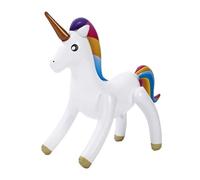 Accessoires de fête gonflables - Jouets de décoration de fête gonflable, décorations de fête animale, mouton, dinosaure, saxophone (licorne gonflée 60 x 50 cm)