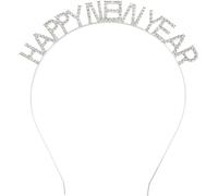 Accessoires de fête Nouvel An 2026, Cadre photo gonflable doré et noir avec cerceaux à cheveux, Décoration festive pour célébrations, Idée cadeau joyeux Nouvel An