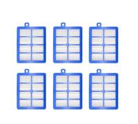 Accessoires de filtres HEPA lavables, compatibles for Philips FC9170 FC9064 FC9088 FC8038 FC9262, compatibles avec Electrolux H13 les pièces de rechange for filtre Hepa (Color : 6pcs)