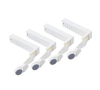 Lot de 4 accessoires de fixation pour housse de couette avec ressort intégré réglable