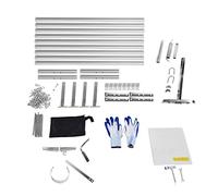 Accessoires de fraisage de tronçonneuse Kit de système de guidage de moulin à rail en alliage de lithium en aluminium durable 36 pouces 2,7 mètres pour les propriétaires de charpentiers