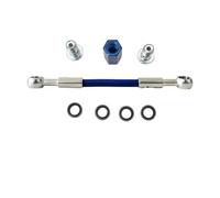 Accessoires de freinage 0 °-0 ° Tuyau De Frein Moto Ligne d'embrayage D'huile Extension Bielle 2 Voies Adaptateur Vis M10X1 Accessoires(350cm)