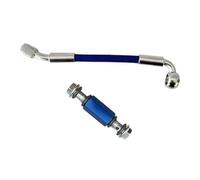 Accessoires de freinage 28 °-90 ° Accessoires De Moto Ligne Frein Embrayage Tuyau D'huile Extension Bielle 2 Voies Adaptateur Vis M10X1(60cm)