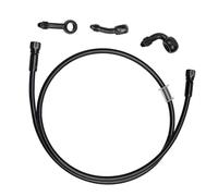 Accessoires de freinage Câble De Frein avec Durite Tressée, Raccord Banjo 4 X pour Moto, Embrayage Hydraulique, Maître-Cylindre, 0°/28°/90° pour Kawasaki pour Suzuki pour Aprilia(1600mm)
