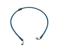 Accessoires de freinage Durite De Frein Hydraulique Tressée en Acier pour Moto Course Universelle, Raccord Banjo, Diamètre 300-2200 Mm, 10, Angle 90°(160cm)