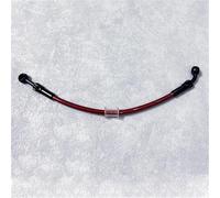 Accessoires de freinage Raccord Banjo M10 Rotatif À 360° 0-45°/0-90° Accessoires Moto Tuyau D'huile d'embrayage De Frein Flexible en Acier Inoxydable Tressé(0 °-45°210cm)