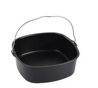 Accessoires De Friteuse À Air De 8 Pouces, Support De Brochette De Gril Carré For Friteuse À Air, Four For 5,5 L, Compatible For COSORI, Compatible For Philips, Panier(Cake barrel)