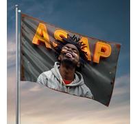 Accessoires de garage pour homme grotte dès que possible : The Joy of Laughter Drapeau Décorations de cour Dortoir Drapeaux pour les gars (120 x 180 cm)