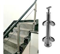 Accessoires de garde-corps modernes ronds et colonnes pour terrasse à usage domestique Raccords de garde-corps Design élégant et robuste