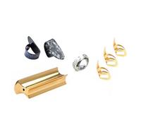 Accessoires de glissière de guitare en acier inoxydable pour Lap Steel et Slide portable