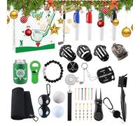 Accessoires de golf de Noël pour 24 jours | Aventure de golf saisonnière, pour débutants, mari, père, fils, petit ami, partenaire, famille, amis, joueurs