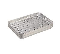 Tepro Accessoires de Gril Plateaux de Gril en Aluminium Lot de 10, 23 x 34 x 2,5 cm