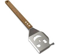 Accessoires de Grill, spatule de Grill, spatule de Grill avec Manche en Bois, spatule de Grill pour grillades en Plein air, Cadeau pour Hommes Cadeaux de Grill pour Hommes.